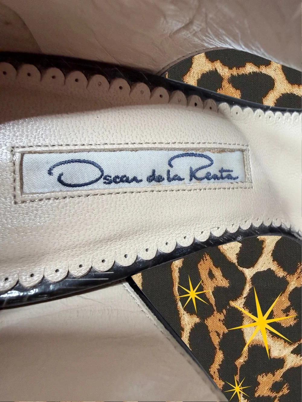 OSCAR DE LA RENTA | Black Patent Leather Heels Ankle Strap Sandals | Size 36